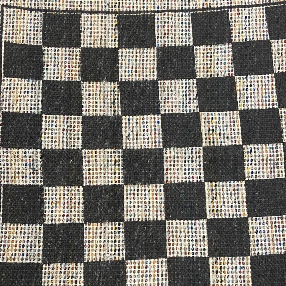 Jumbo Checkers Game Rug - Picture 2 of 2